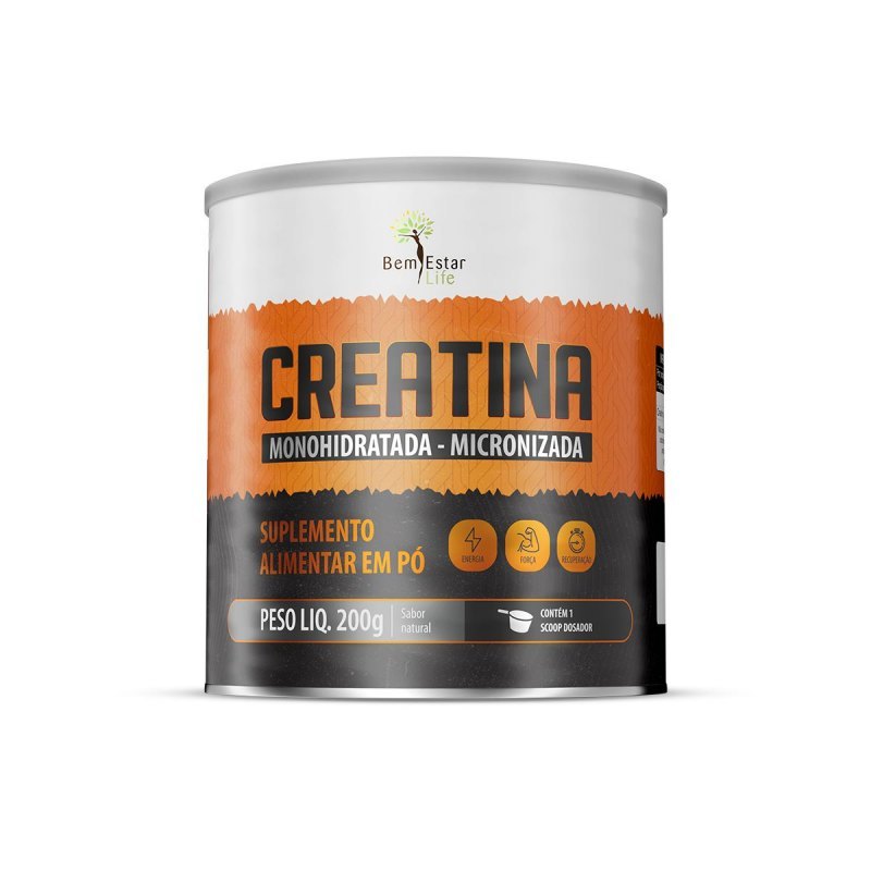 CREATINA MONOHIDRATADA MICRONIZADA -200G 7898994845324