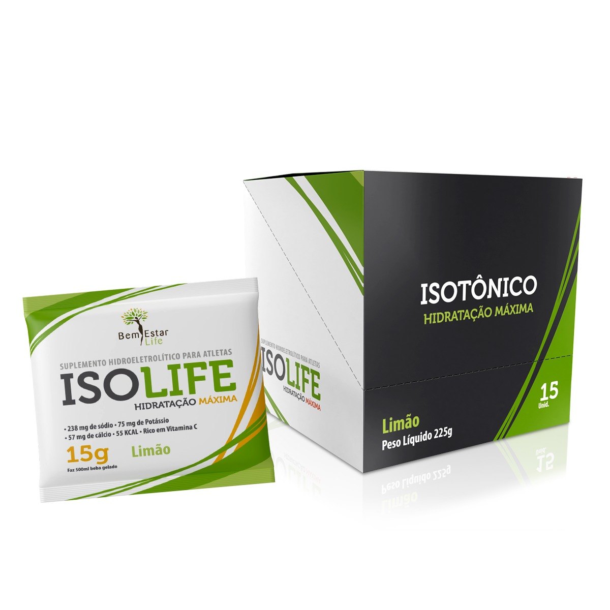 ISOLIFE - ISOTONICO - 15 SACHET  LIMÃO 7898586020108