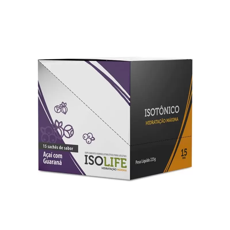 ISOLIFE - ISOTONICO - 15 SACHET  AÇAI COM GUARANÁ 7898965610951