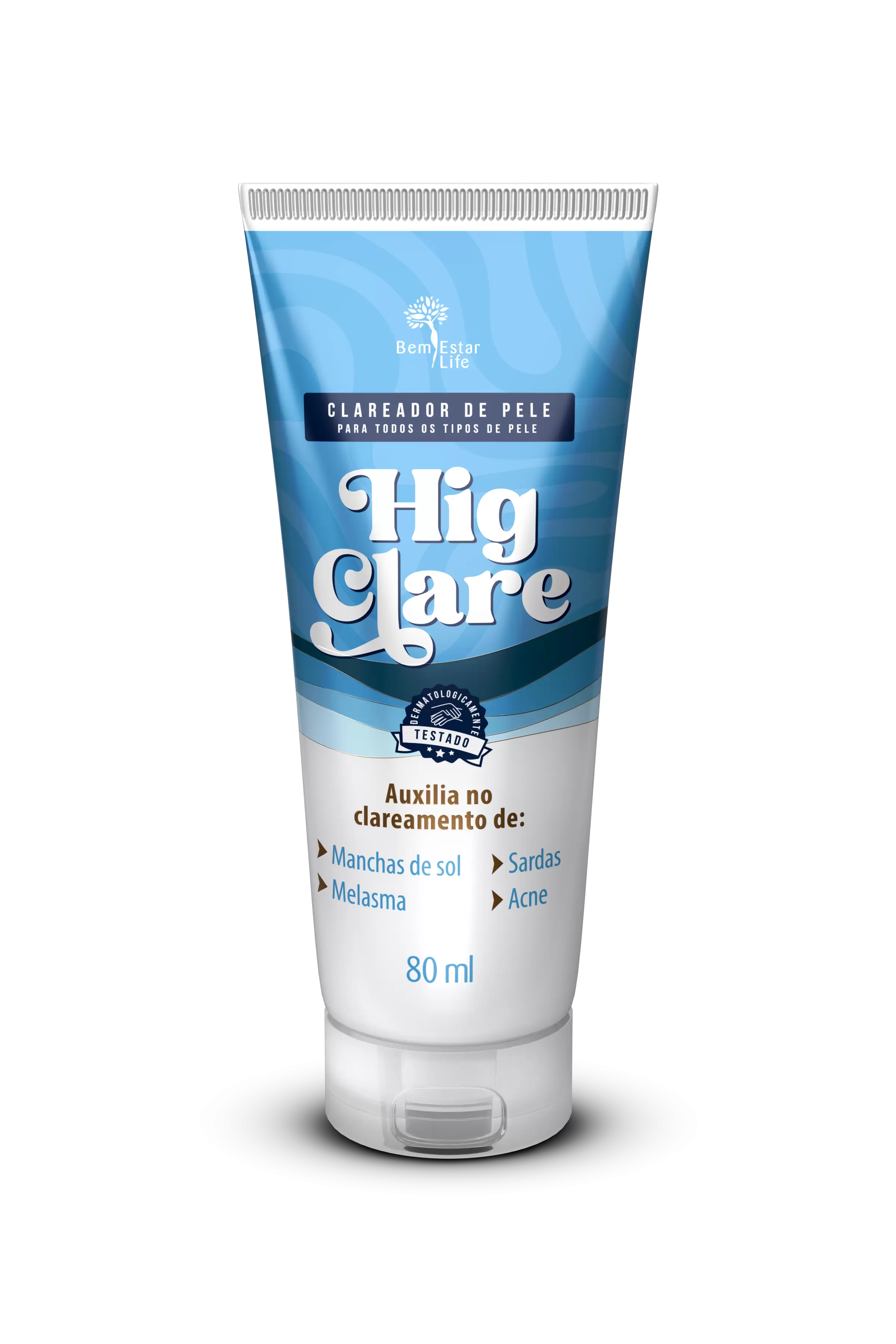 CREME CLAREADOR- FACIAL E CORPORAL HIG CLARE